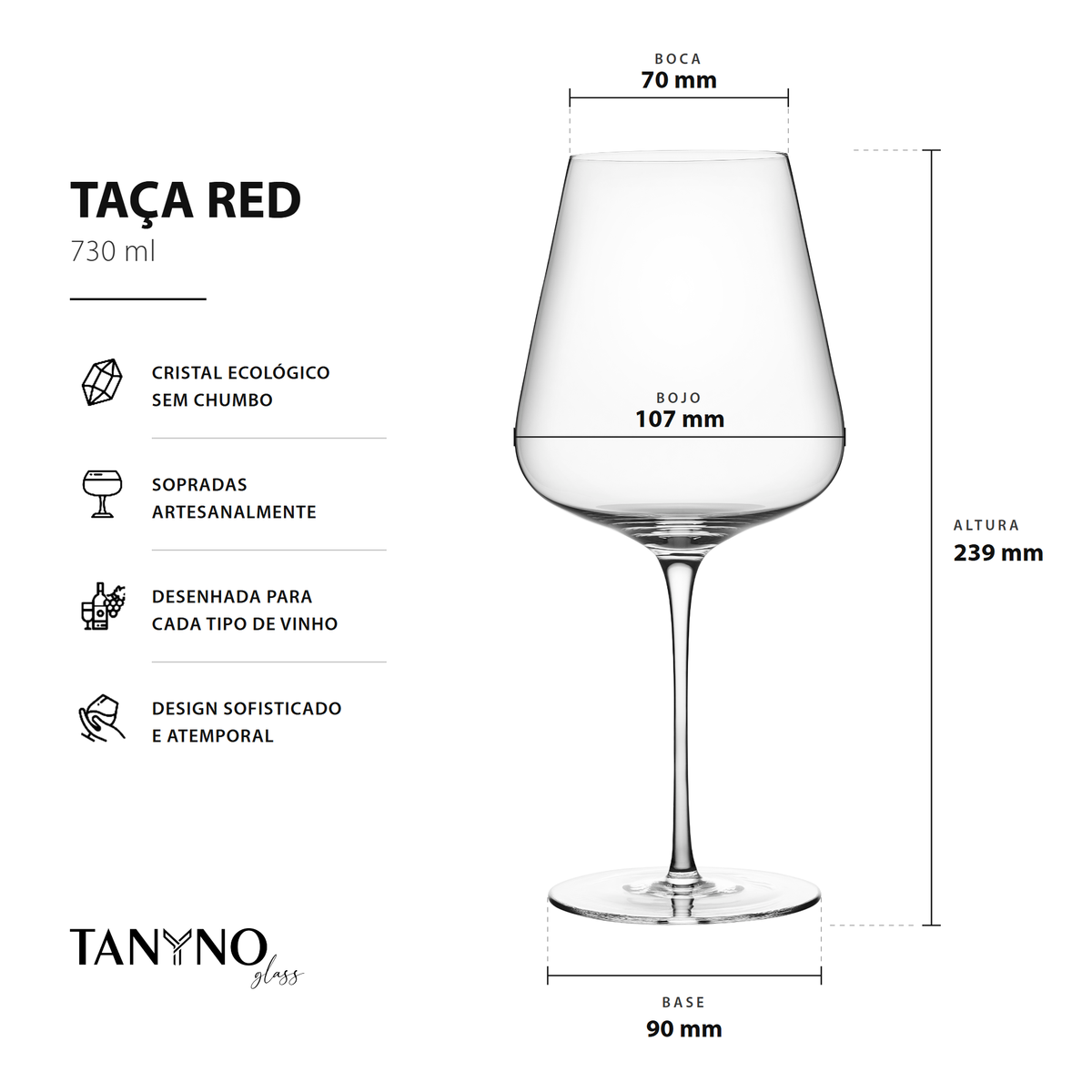 TAÇA RED (6un.)